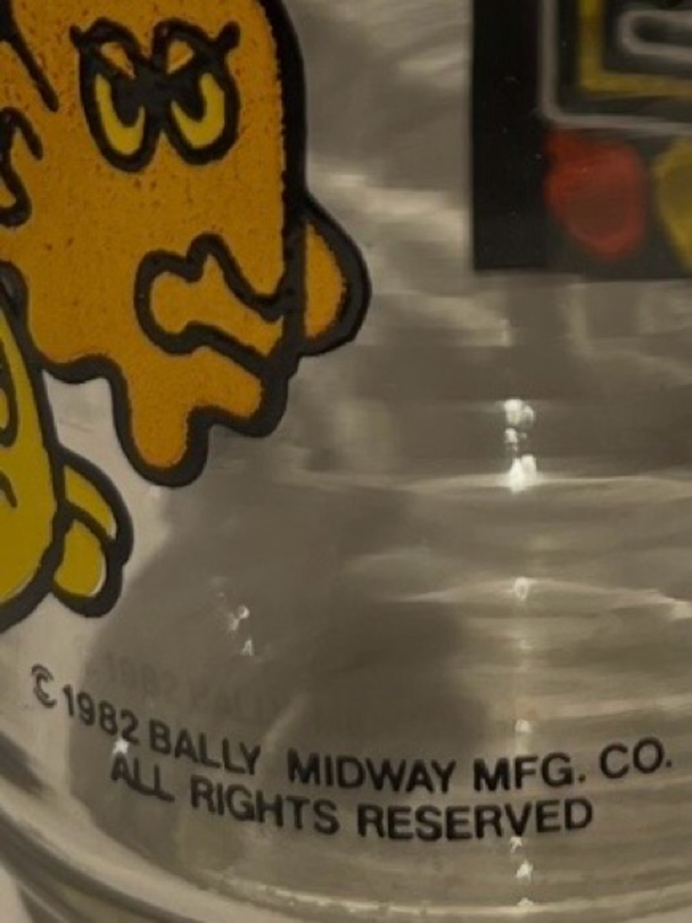 Vintage 1982 Pac-Man collector's glass by Bally Midway. - Picture 6 of 6